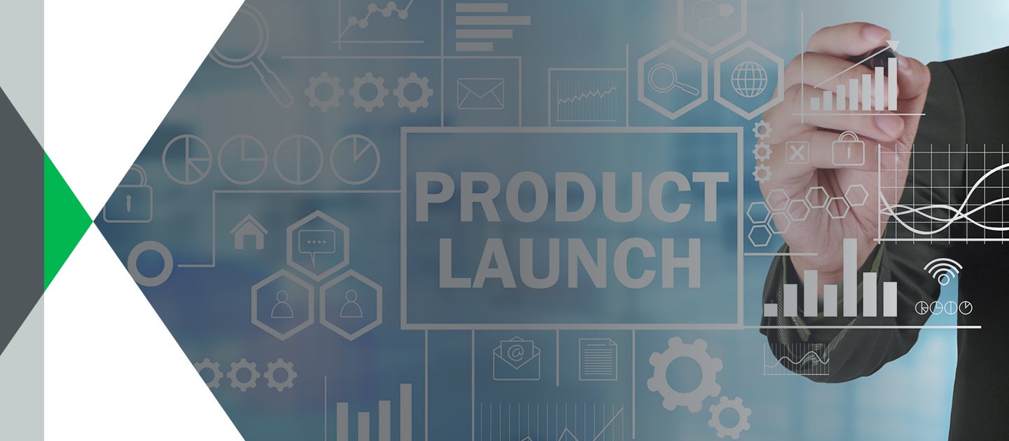 product launch digital overlay 