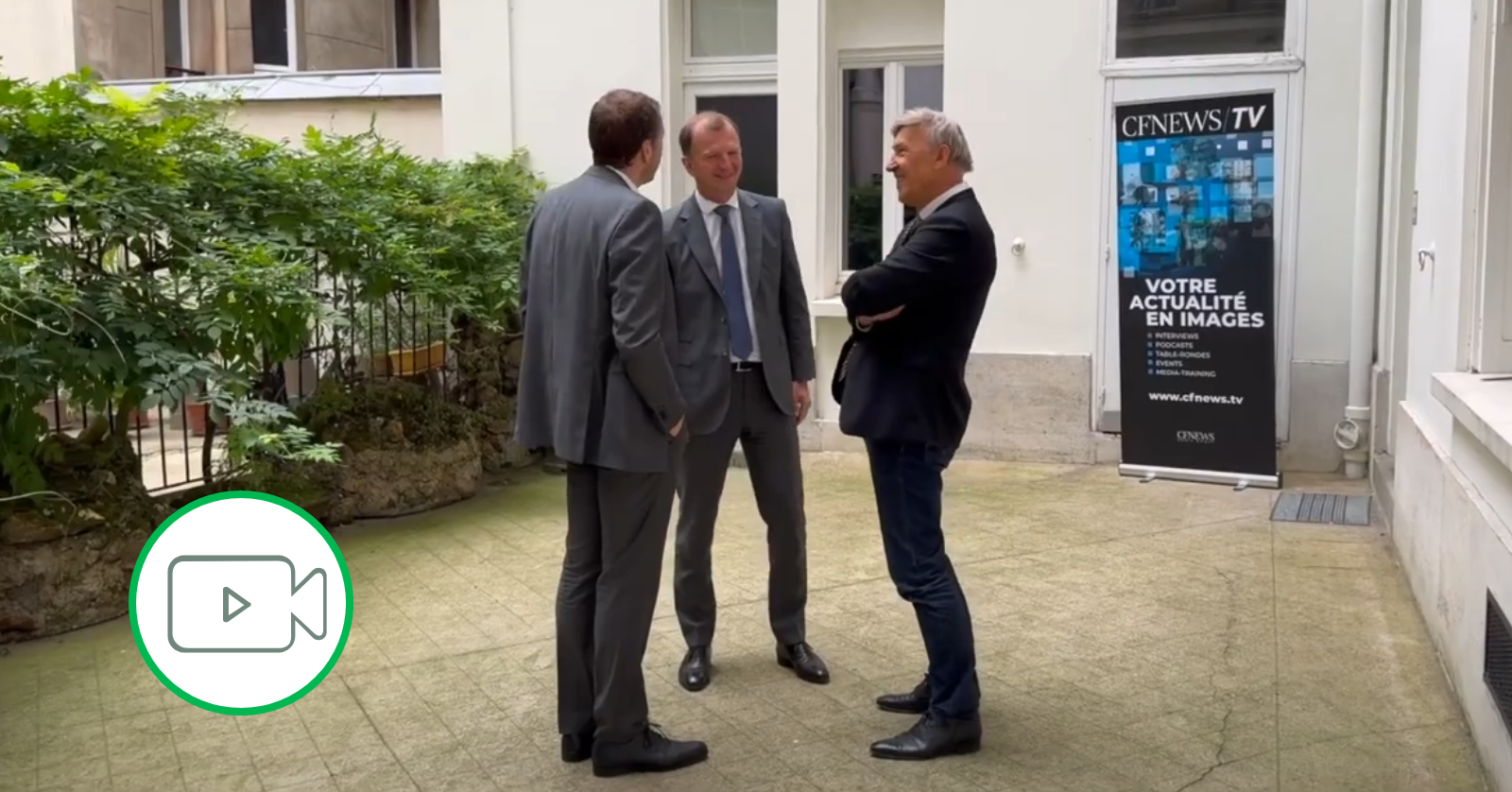 Claudio Molinaro, Jean-Philippe Grosmaitre, and interviewer