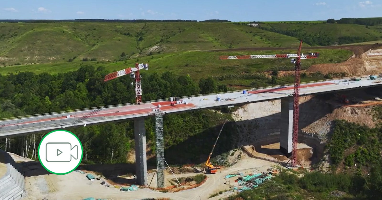 Bridge under construction