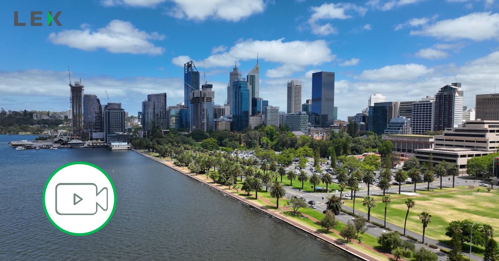 city along coastline